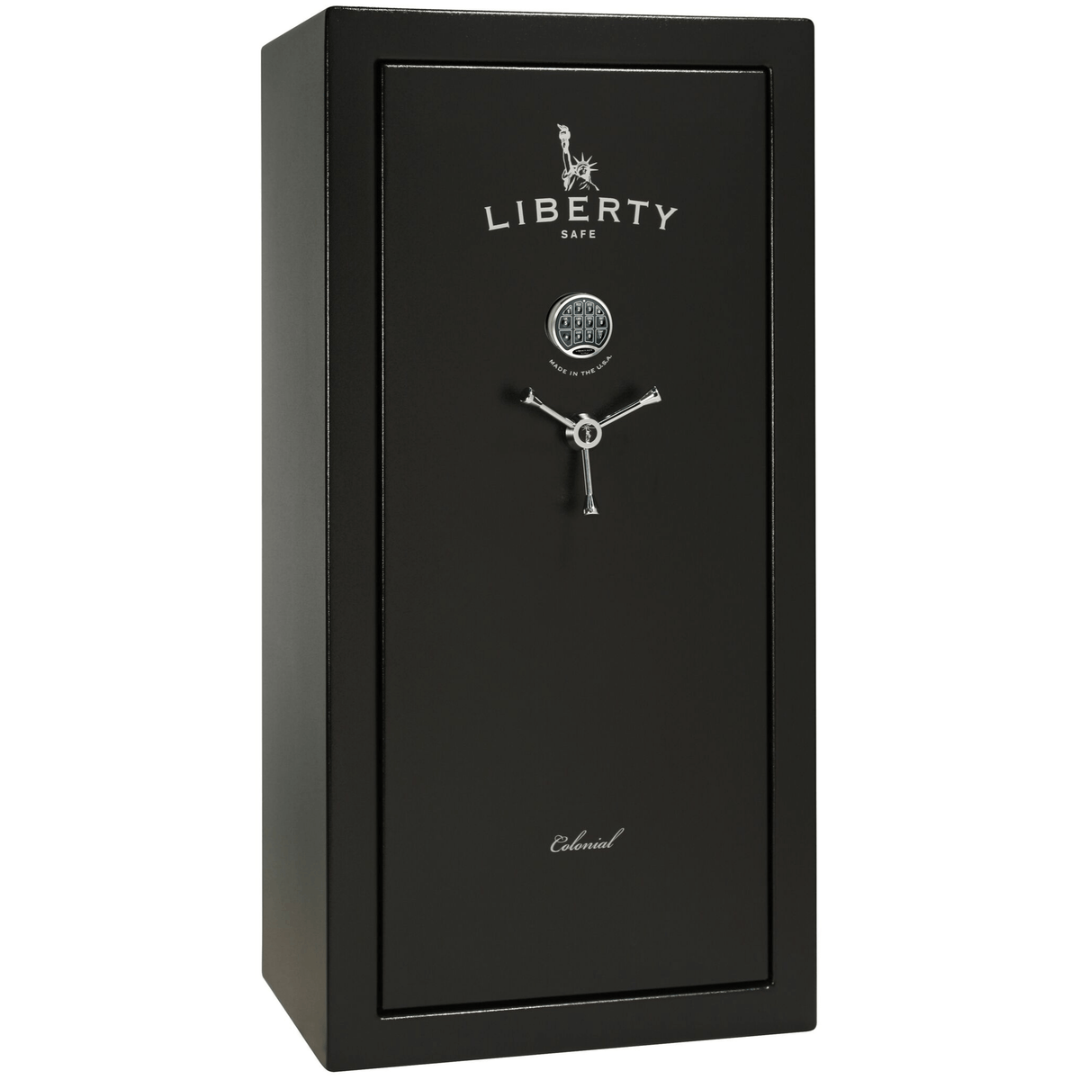 Colonial Series | Level 4 Security | 75 Minute Fire Protection | 23 | DIMENSIONS: 60.5&quot;(H) X 30&quot;(W) X 22&quot;(D*) | Black Textured | Electronic Lock