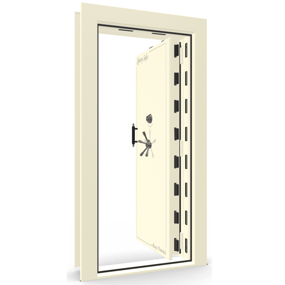 Vault Door Series | In-Swing | Right Hinge | Black Gloss | Electronic Lock