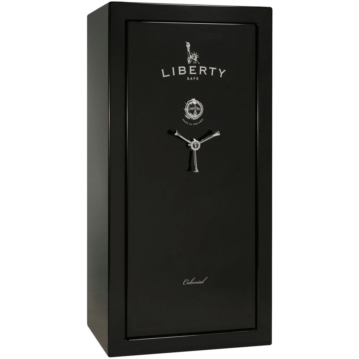 Colonial Series | Level 4 Security | 75 Minute Fire Protection | 30 | DIMENSIONS: 60.5&quot;(H) X 36&quot;(W) X 22&quot;(D*) | Black Gloss | Mechanical Lock