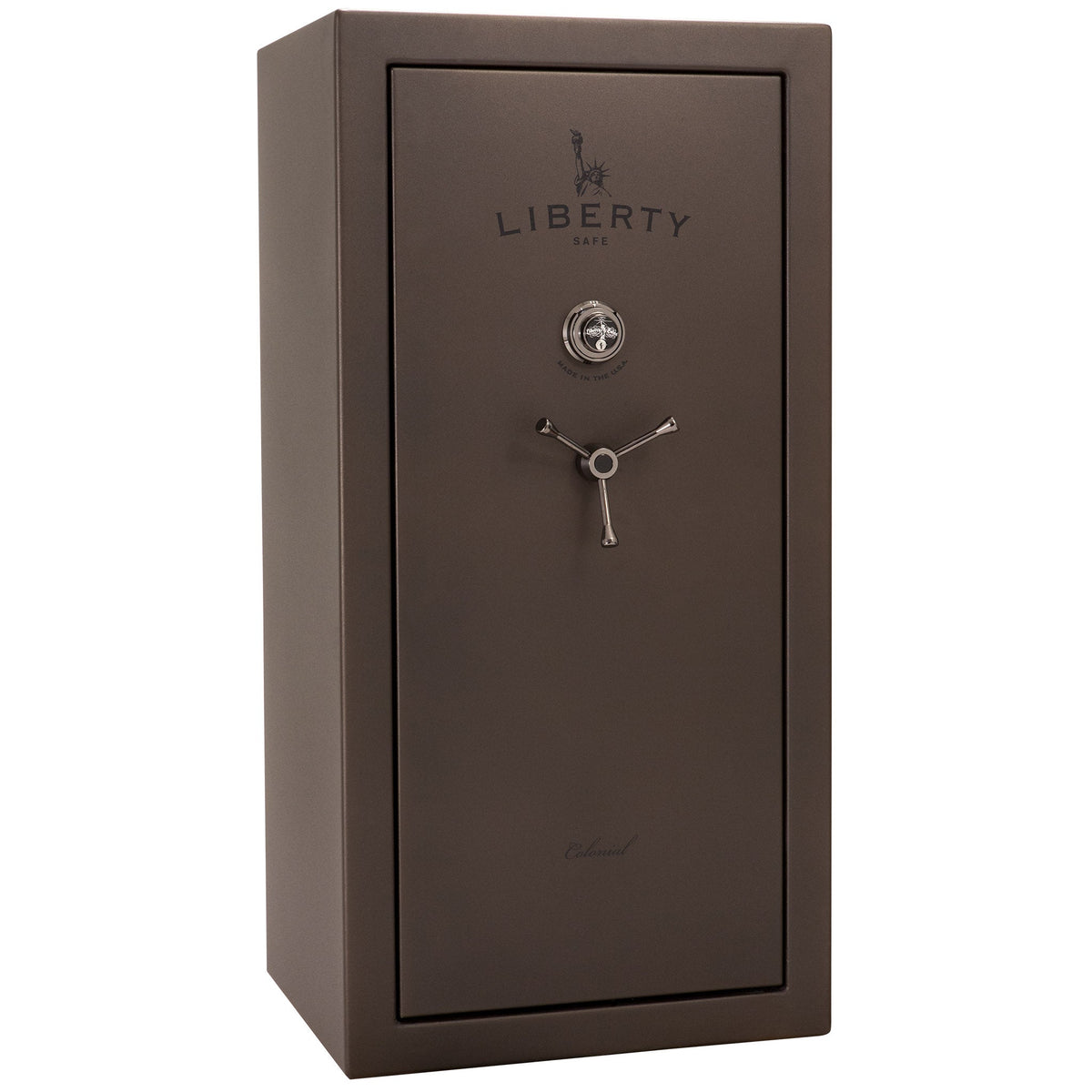 Colonial Series | Level 4 Security | 75 Minute Fire Protection | 23 PRO FLEX | DIMENSIONS: 60.5&quot;(H) X 30&quot;(W) X 22&quot;(D*) | Bronze Textured | Mechanical Lock - Closed