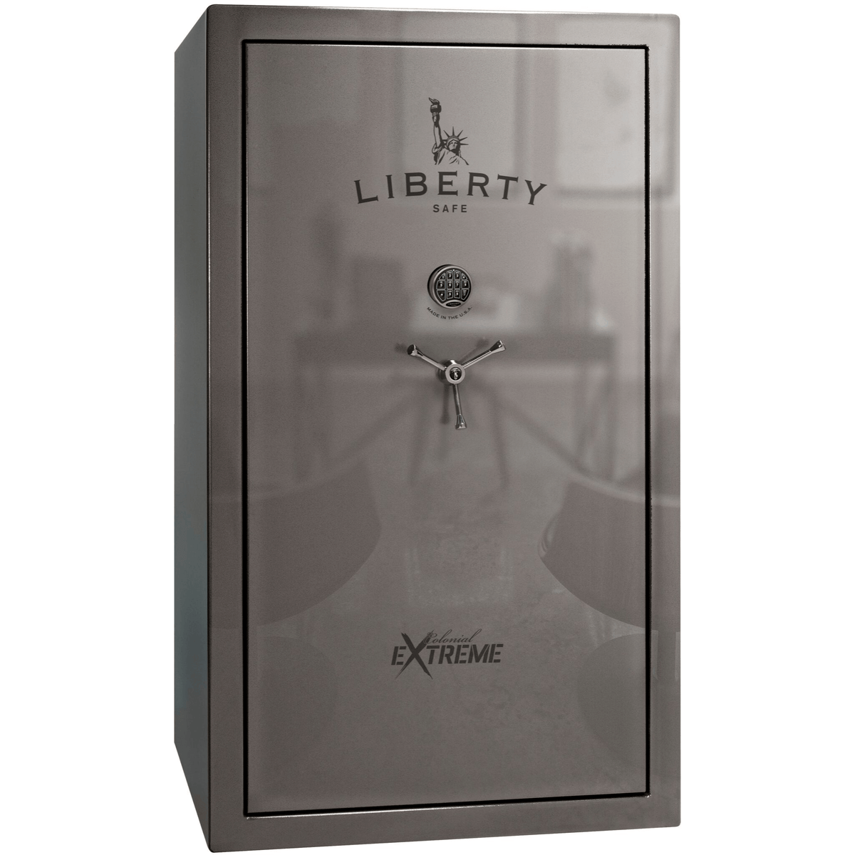 Colonial Series | Level 4 Security | 75 Minute Fire Protection | 50XT | DIMENSIONS: 72.5&quot;(H) X 42&quot;(W) X 27.5&quot;(D*) | Gray Gloss | Electronic Lock