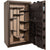 Franklin Series | Level 5 Security | 110 Minute Fire Protection | 50 | DIMENSIONS: 72.5"(H) X 42"(W) X 27.5"(D*) | Bronze Textured | ProFlex Modular Shelving - Open Door Empty