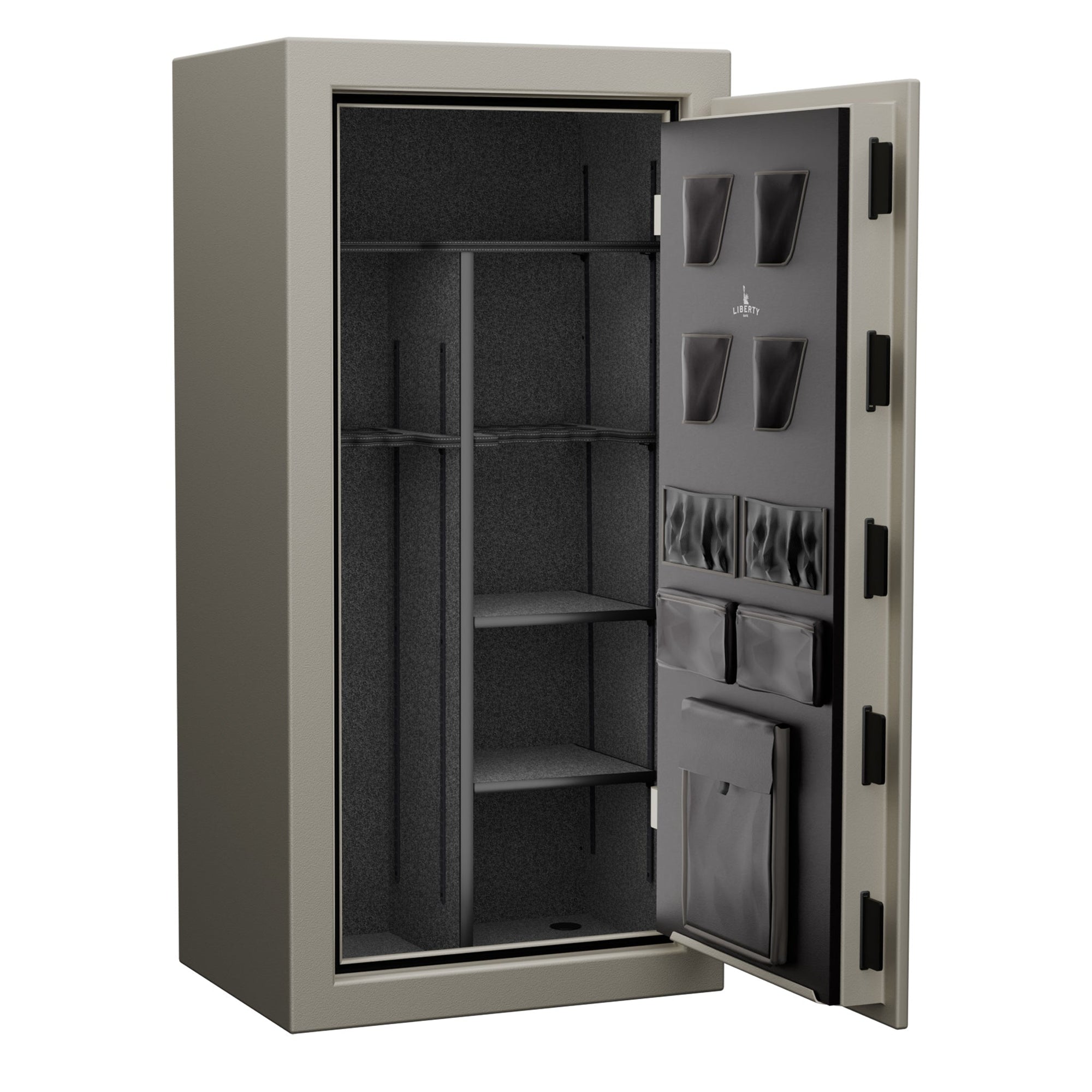 USA Series | Level 3 Security | 60 Minute Fire Rating | 30 | Dimensions: 60.5"(H) x 30"(W) x 22"(D) | Canvas Beige Textured Limited Edition Safe Colors | Electronic Lock - Open Door