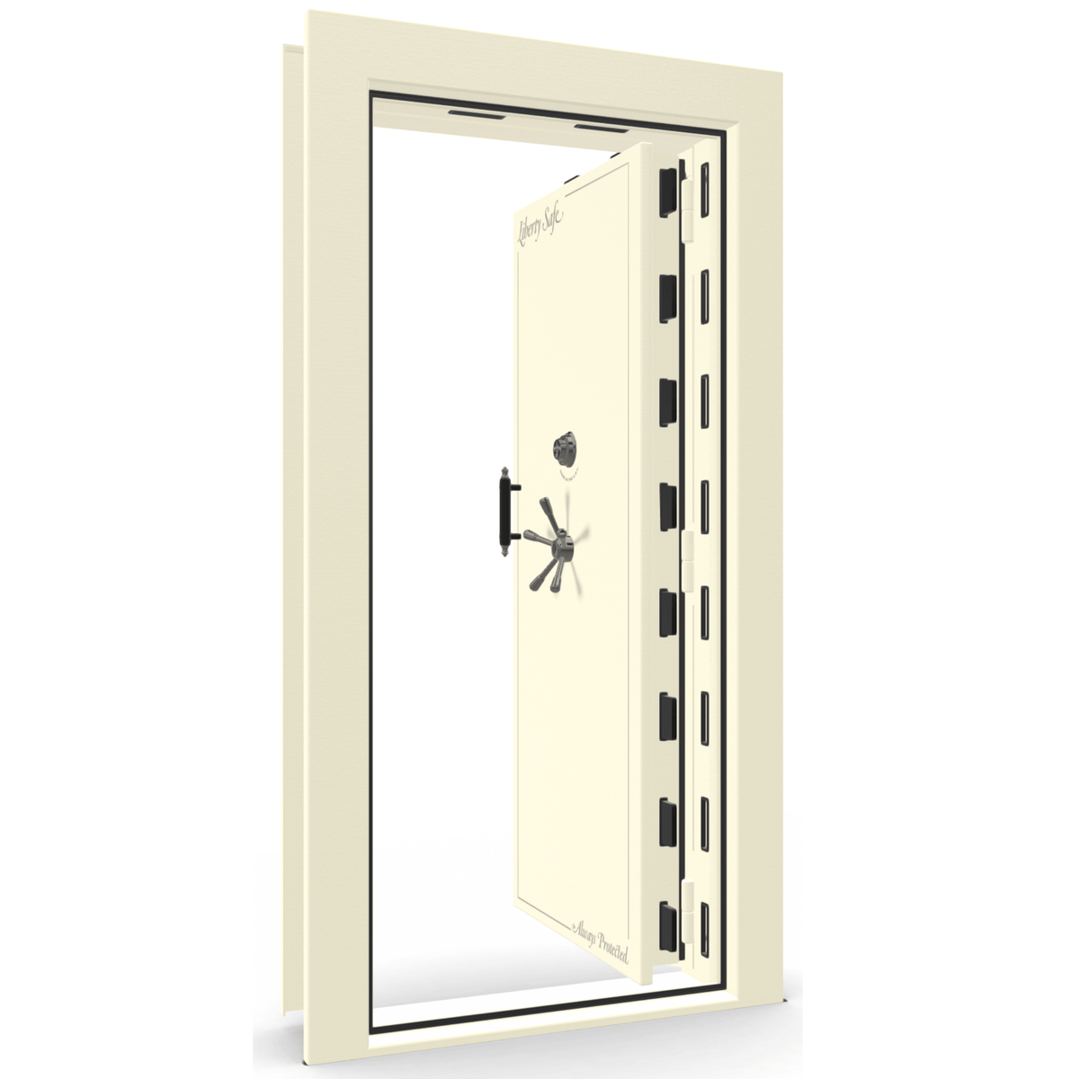 Vault Door Series | In-Swing | Right Hinge | Black Gloss | Electronic Lock