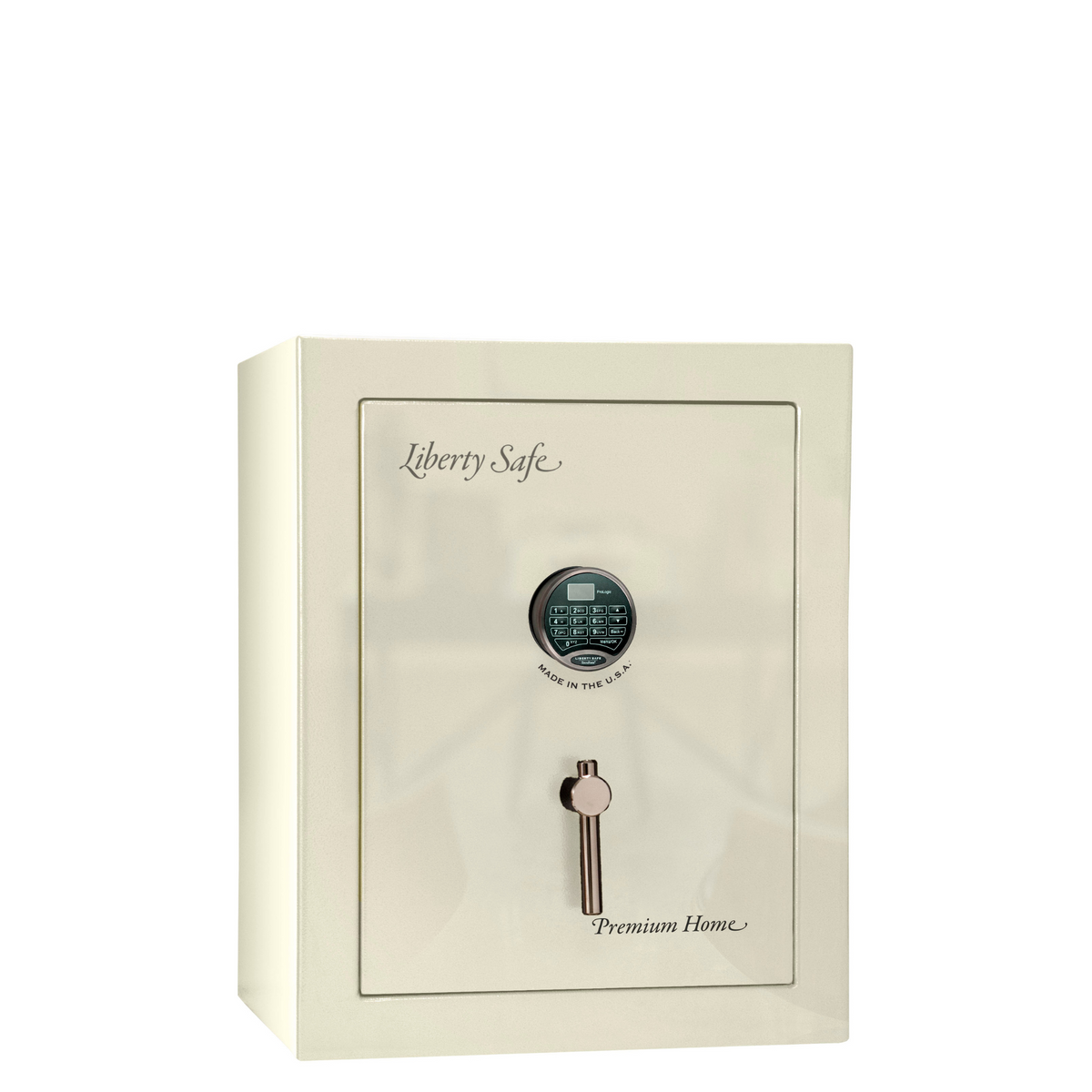 Premium Home Series | Level 7 Security | 2 Hour Fire Protection | 08 | Dimensions: 29.75&quot;(H) x 24.5&quot;(W) x 19&quot;(D) | White Gloss - Closed Door